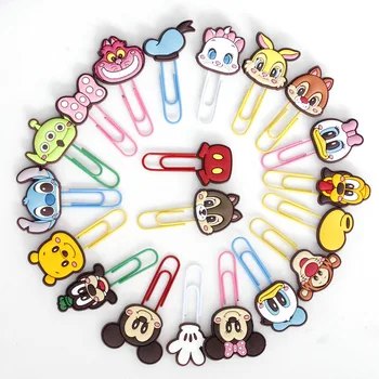 

2pcs /lot Cute Cartoon Nemo Characters Paper Clip Bookmark Binder Clips Promotional Gift Stationery School Office Supply