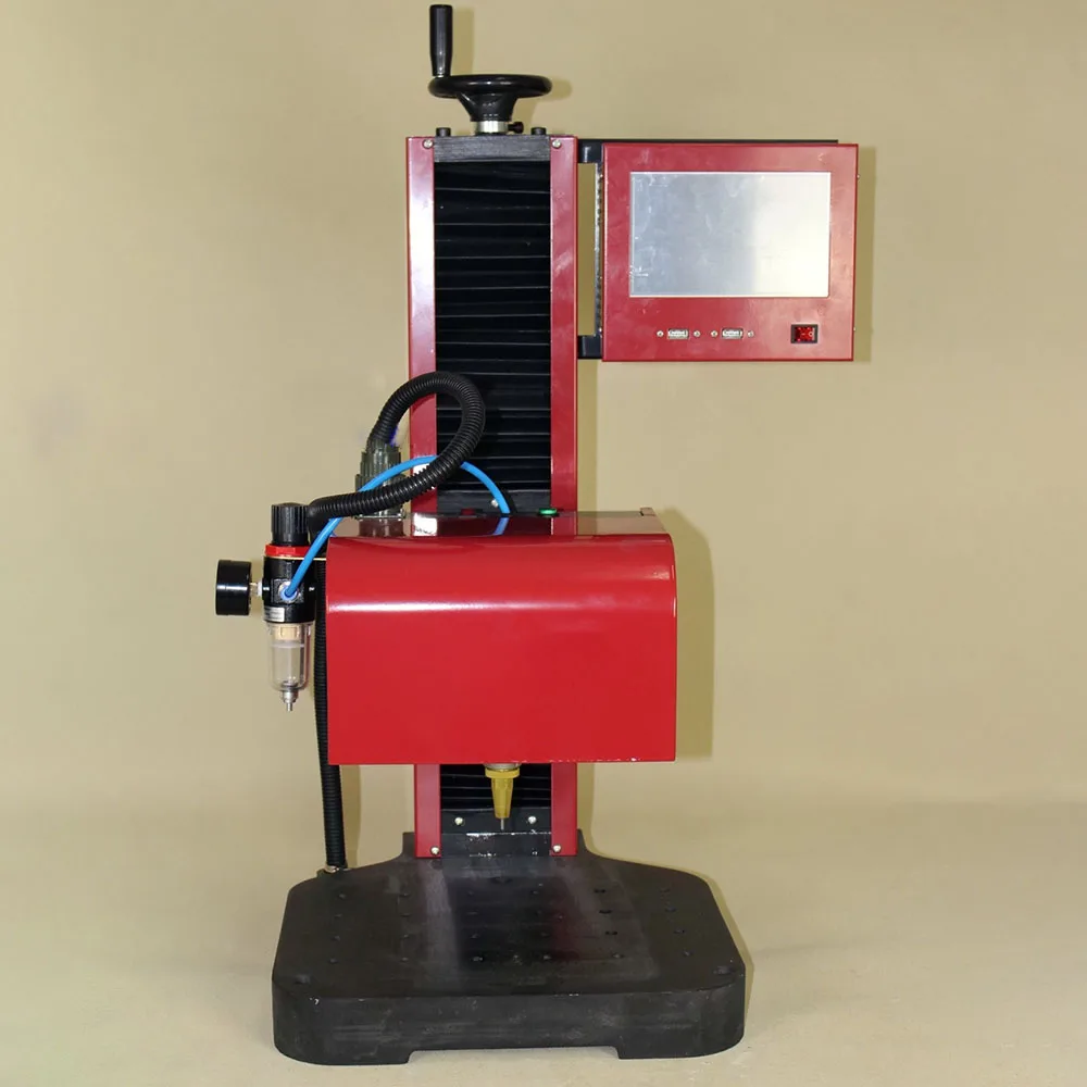 7" Touch screen Pneumatic Dot Peen Metal Print Integrated Marking Machine 220Vin Pneumatic