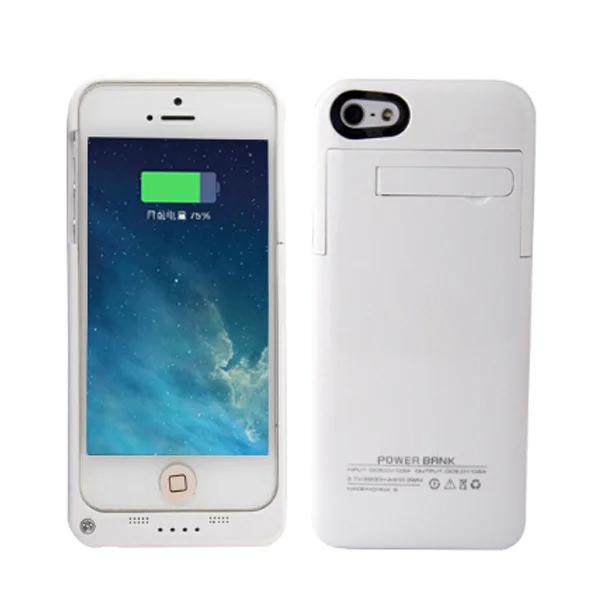 Portable Power Case For iPhone 5 5s 2200mah Battery &hellip;