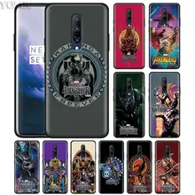 marvel black panther Phone Case for Oneplus 7 7Pro 6 6T Oneplus 7 Pro 6T Black Silicone Soft Case Cover