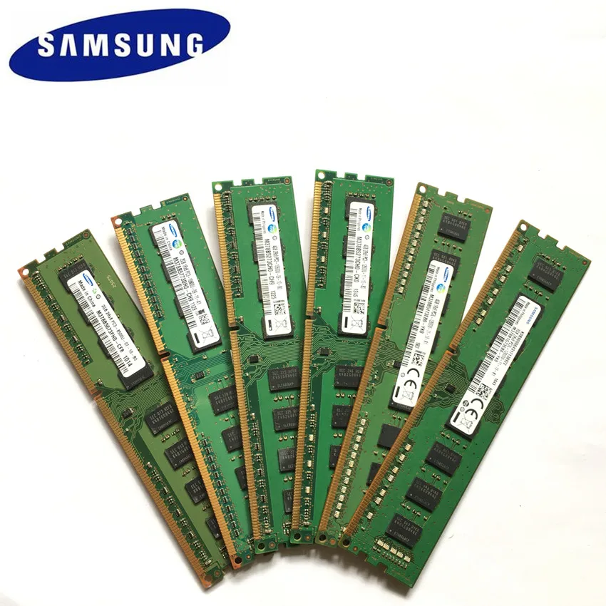 Samsung PC Память ram Memoria модуль настольный компьютер DDR3 2 ГБ 4 ГБ 8 ГБ PC3 1066 МГц 1333 МГц 1600 МГц 1 г 2 г DDR2 667MH 800 МГц