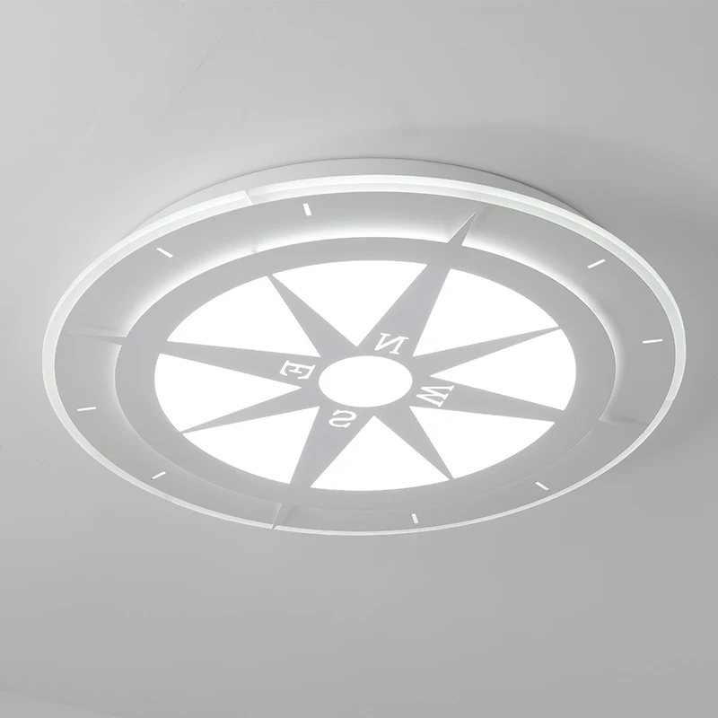 Спальня светодиодный компас потолочное освещение потолочные светильники для гостиной люстры потолок для кабинета детская комната