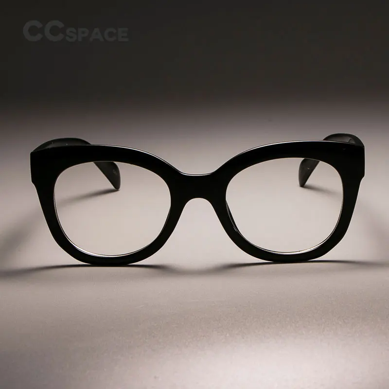 CCSPACE Женские квадратные оправы для очков женские заклепки оттенки кошачий глаз