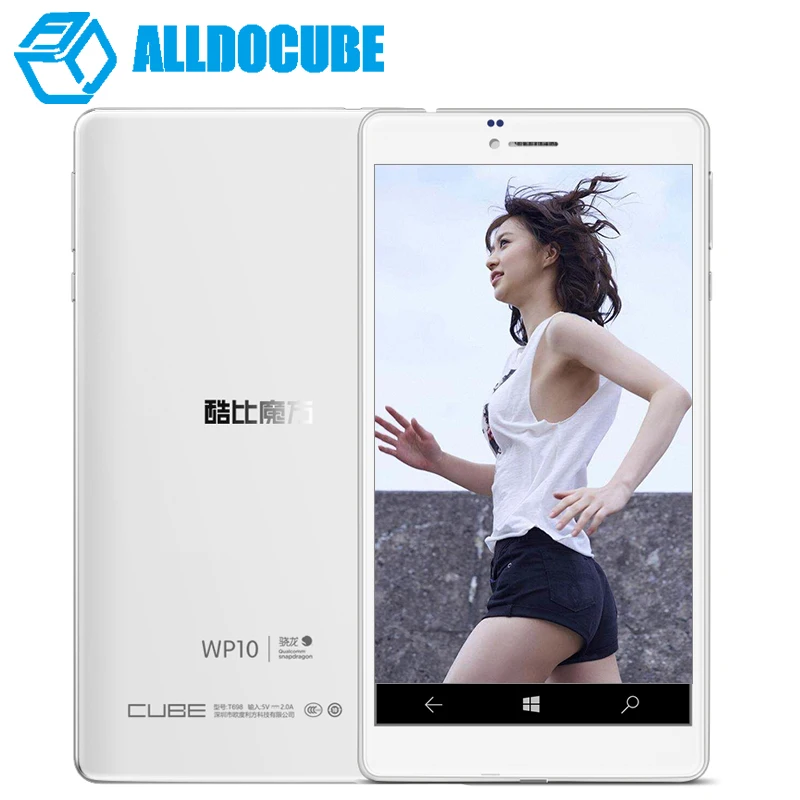 Cube wp10 t698 4 г телефонный звонок tablet pc windows 10 mobile 6.98 Дюймов 720*1280 IPS QualcommMSM8909 Quad Core 2 ГБ Ram
