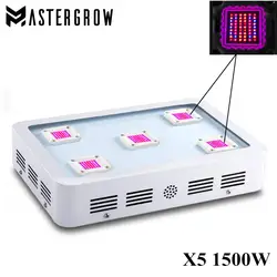 MasterGrow II 1500W COB светодиодный светильник для выращивания растений, полный спектр, красный/синий/белый/UV/IR 410-730nm для выращивания растений в