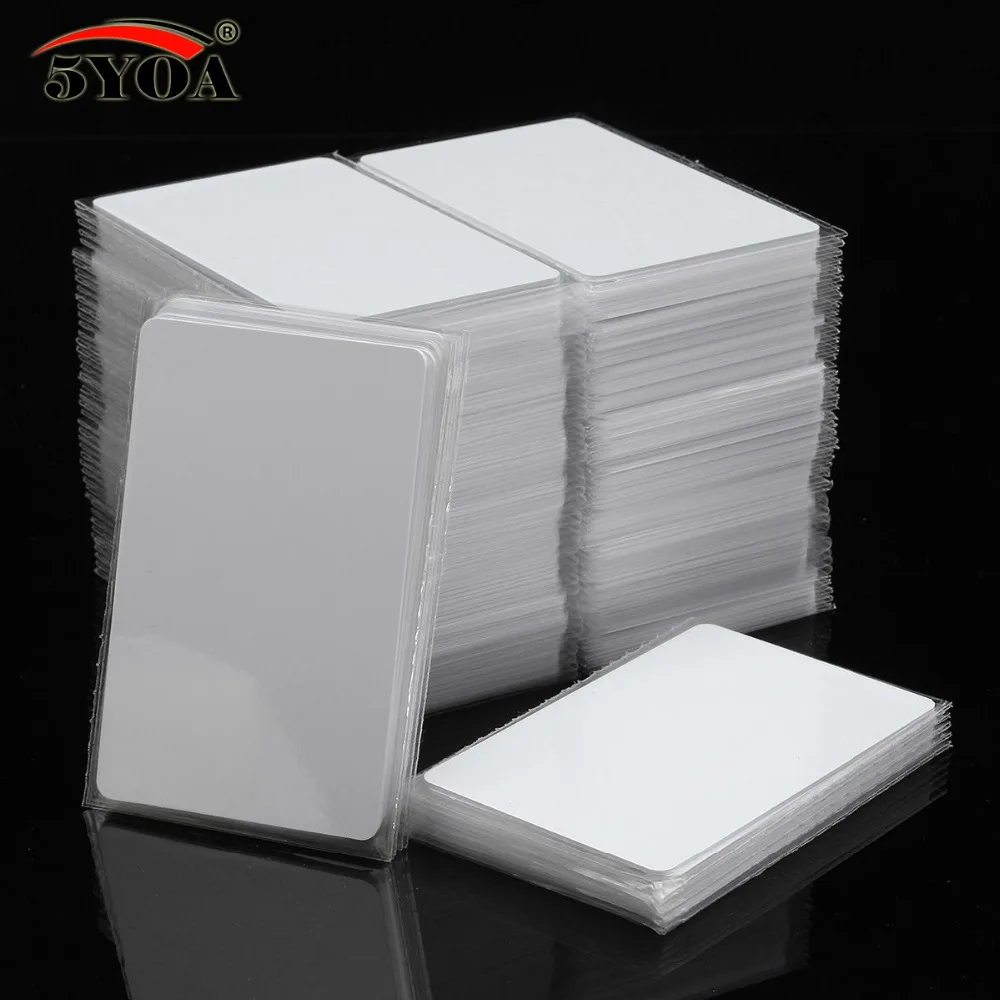 

100pcs/Lot IC Card 13.56MHz ISO14443A S50 MF MFS50 Proximity Smart Universal Label RFID Tag Access Control Card