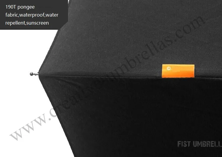 Ручка в виде кулака ABS Зонт солнцезащитный UPF> 40+ Зонт складной в два раза автоматический открытый Вишневый золотой и серебряный складной зонт