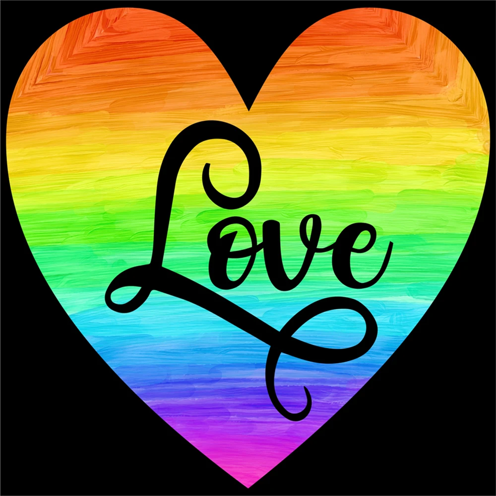 Diamond Painting Rainbow love full Square/Round drill Mosaic DIY