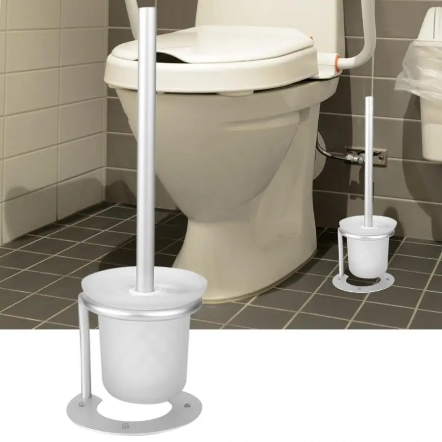 

Punch-Free Toilet Brush Set Standing Type Bathroom WC Toilet Cleaning Tools cleaning toilet brush set