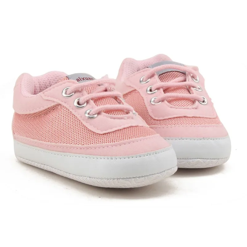 Детская обувь; мягкая дышащая обувь для отдыха; детская обувь для младенцев; кроссовки для малышей 0-18 месяцев - Цвет: P