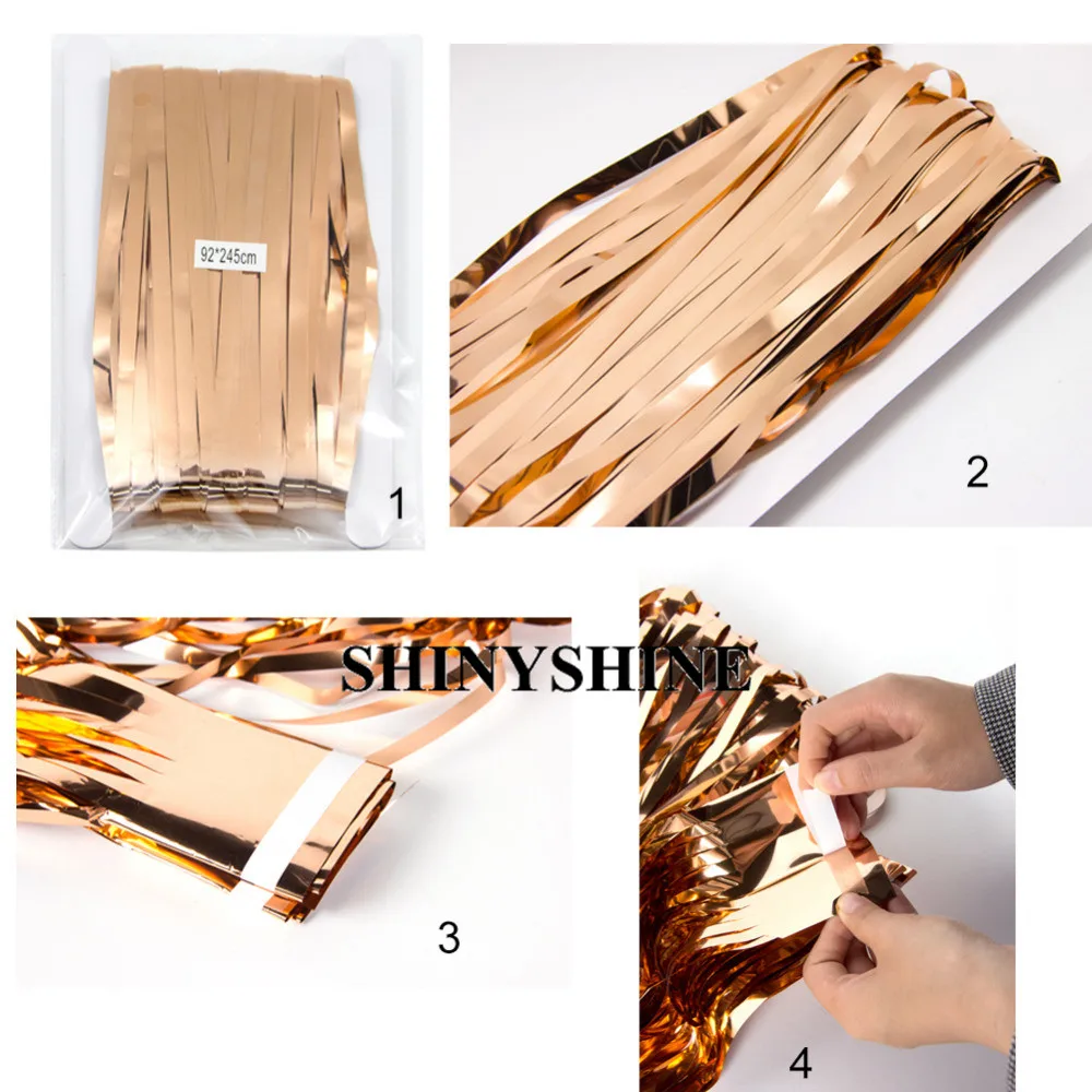 Foil Fringe Tinsel Curtain