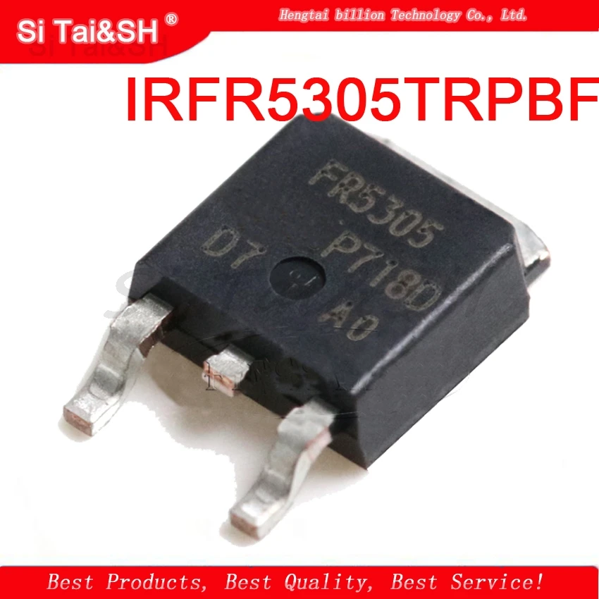 10pcs IRFR5305TRPBF IRFR5305 TO 252 FR5305 MOSFET 1 P CH 55V HEXFET ...