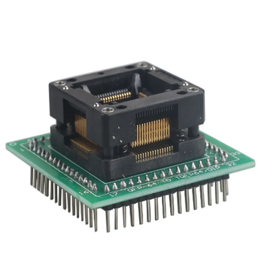 OTQ 64 0.8 01 QFP64 к TQFP64 DIP32 HC05 HC08 программируемый адаптер|programming|adapter |