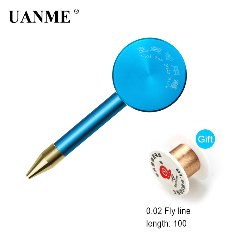 

UANME Insulation Jump Wire for iPhone fingerprinter Senso Box PCB Welding PCB Link Wire Copper Soldering Wire 0.02mm for gift