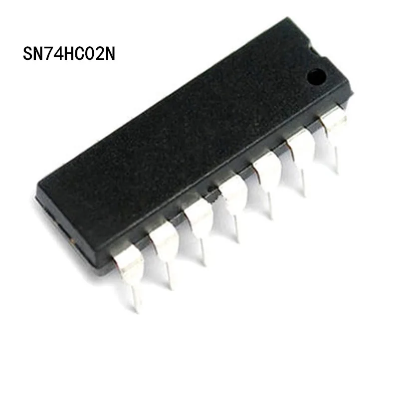 100pcs SN74HC02N 74HC02N 74HC02 DIP14 Logic Gate Quad 2 Input NEW ...