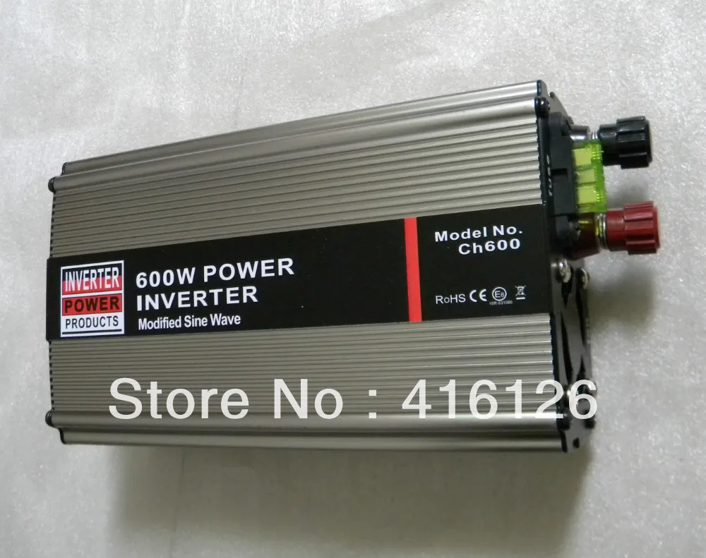 hot sale 600 WATTS car Power Inverter, DC 12V to AC220V car converter