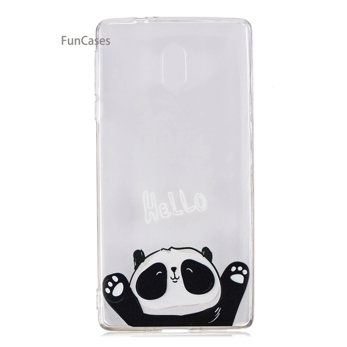 Panda On Tree Cover sFor Hoesje Nokia 3 Soft Silicone Back Cover Cover Animal Phone Accessory For Nokia 3 Telefonen Estojo Mobil