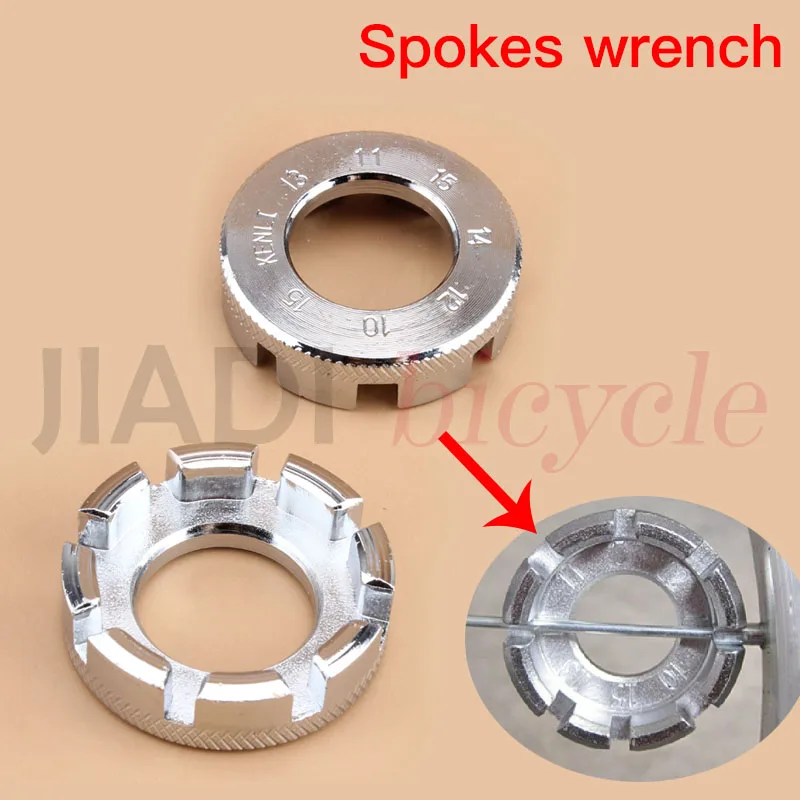 Bike Spoke Key Tool Spoke Adjuster Cycle Bicycle Wrench Spanner Wheel Rim Tight