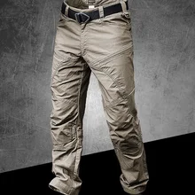 Сталкер походные брюки мужские хлопковые уличные спортивные рыбацкие охотничьи треккинговые брюки водонепроницаемые карго армейские военные тактические брюки