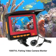 Рыболовная камера 20 м кабель ЕС/США штекер 4,3 ''цифровой ЖК 1000TVL рыболокатор HD Рыбацкая видео монитор Водонепроницаемая цифровая видеокамера рекордер