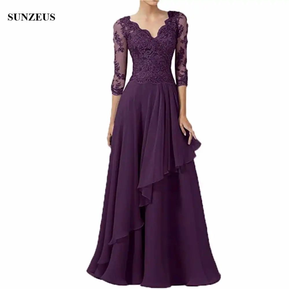 purple mother of the groom dresses