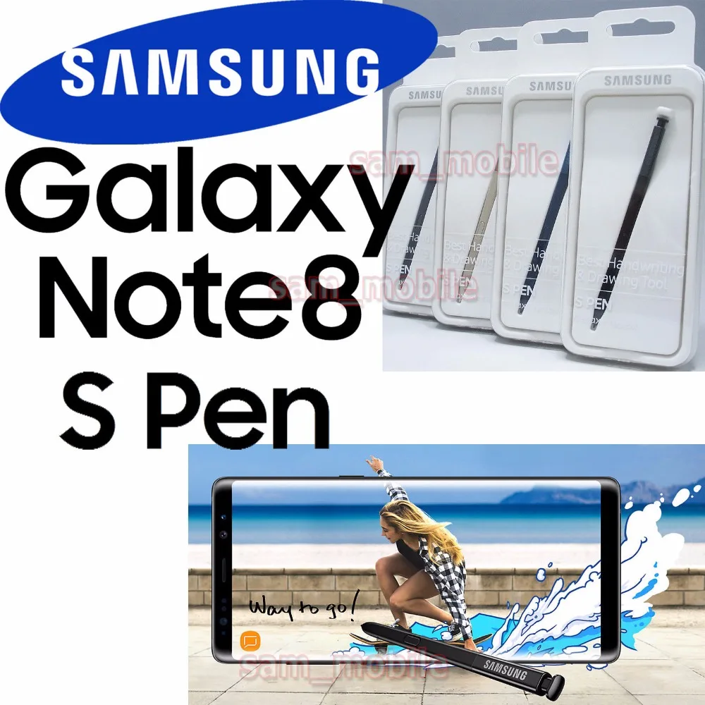 Kopen 100% originele offici euml;le samsung Touch pen Stylus S Pen Forsamsung Galaxy Note 8 SM N950 N950P N950A N950V EJ PN950