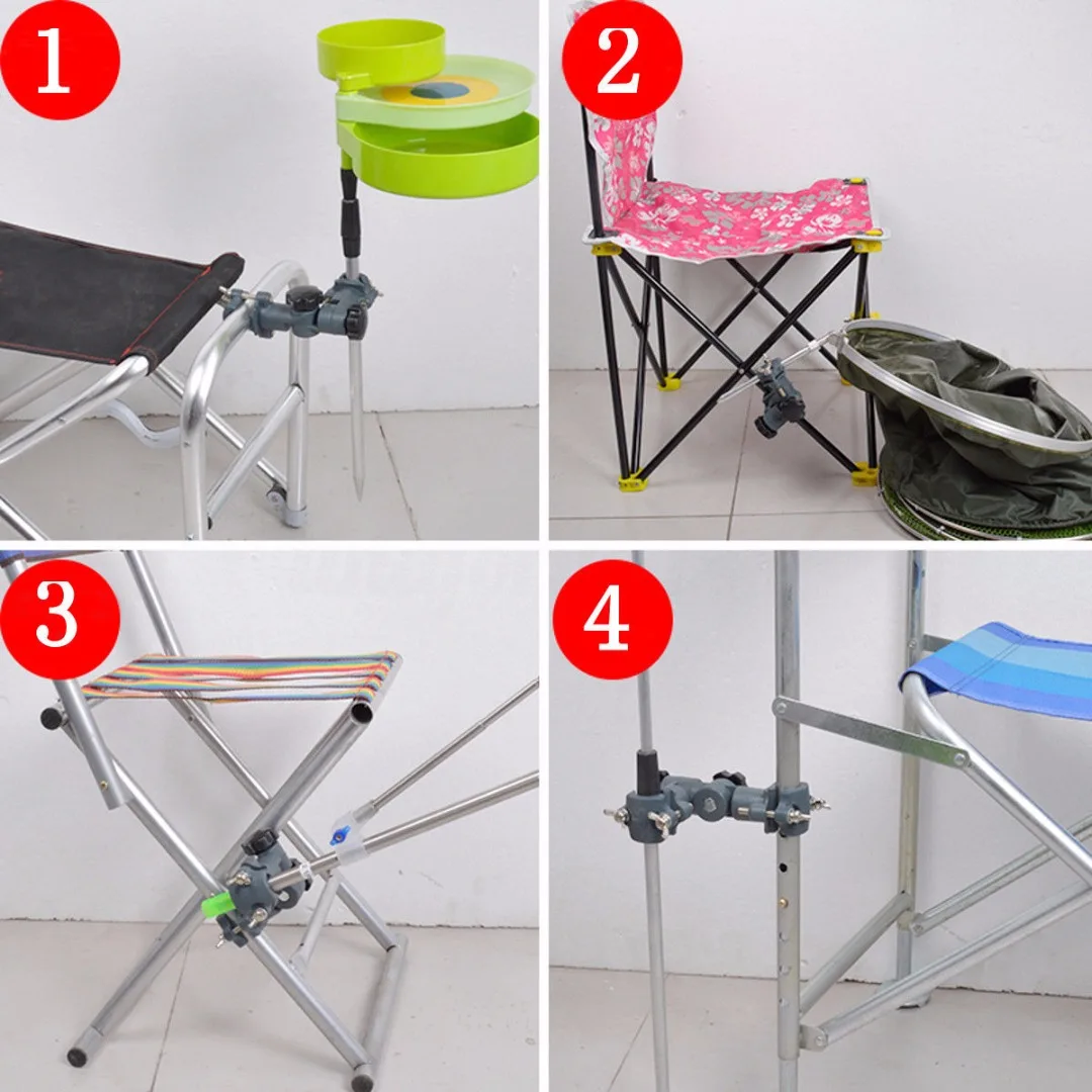 Multifunctional Fishing Rod Rack Holder Adjustable Fishing Rod Rack Stand Bracket Mount Holder Boat Kayak Fishing Tools New