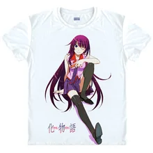 Bakemonogatari Monstory Anime gifts Christmas T shirts Japanese anime shirt 3d print Cosplay t shirt Men