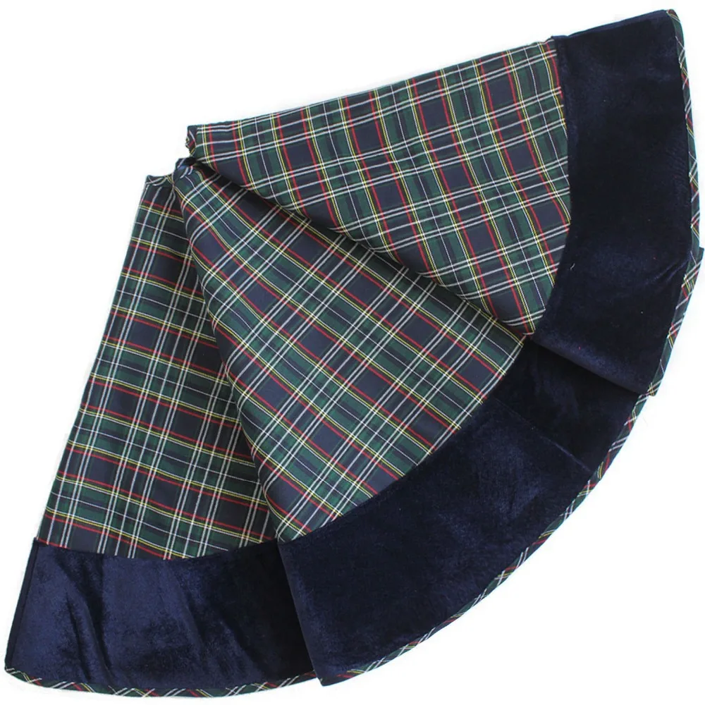 Free Shipping Extra Large 50" Plaid Christmas Tree Skirt ...