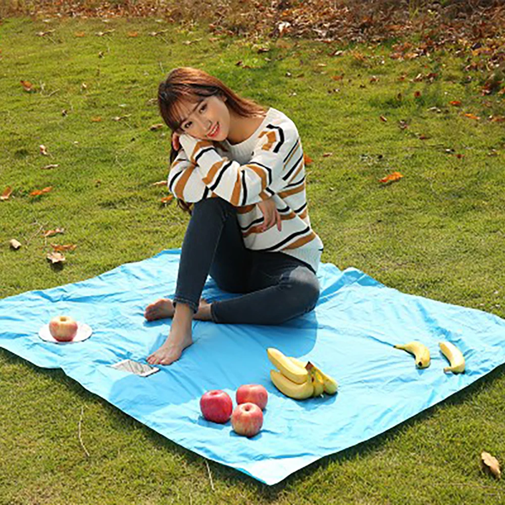 

Mini Beach Blanket Potable Sleeping Outdoor Sand-proof Waterproof Mattress Camping Folding Picnic Mat MultiPurpose Dustproof Mat