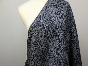 

free ship 90% cotton denim fabric navy style price for 1 yard 53"