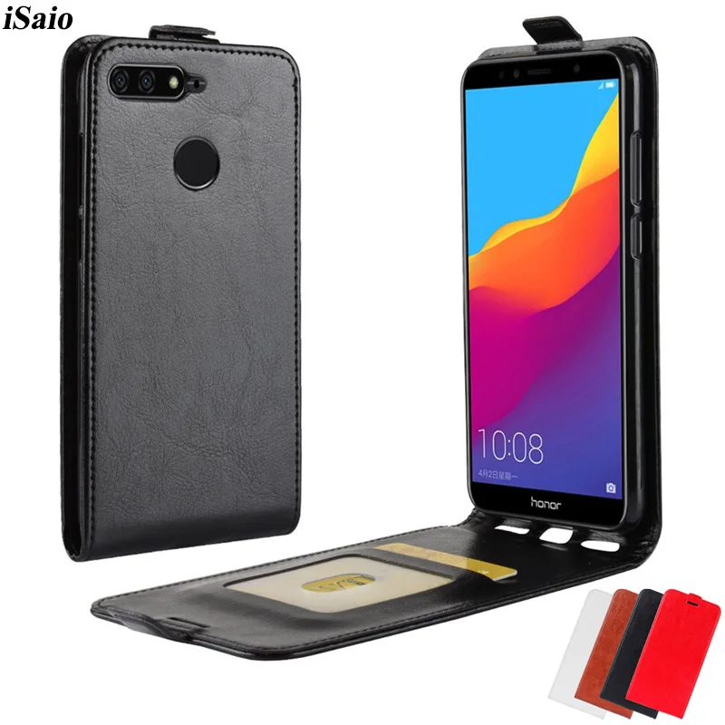 Кожаный чехол для Huawei Enjoy 8 Nova 2 lite чехол-бумажник Y7 2018 Prime 5 7 дюйма флип-чехол