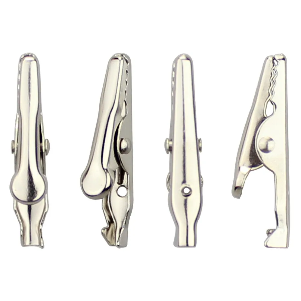 

lot 100pcs alligator clamp with tooth,DIY photo memo card clip holders parts,clay&cake Accessories