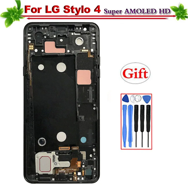

6.2" for LG Q Stylo 4 Q710 Q710MS Q710CS LCD Display With Frame LCD Screen Touch Digitizer Assembly Replcement for LG Q710 LCD