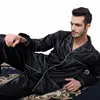 Mens Silk Satin Pajamas  Pyjamas  Set  Sleepwear Set  Loungewear  U.S. S,M,L,XL,XXL,XXXL,4XL__Fits All  Seasons ► Photo 1/6