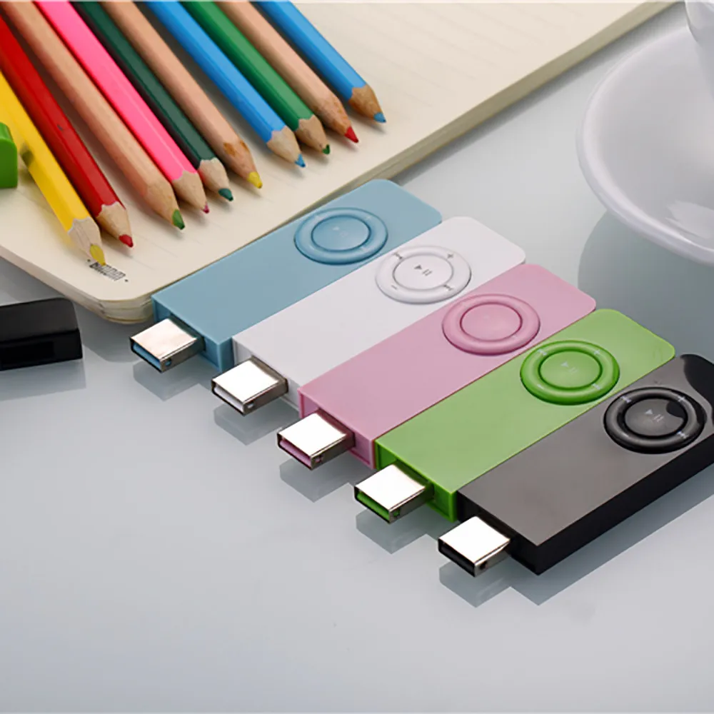 

NEW FASHION 8GB MP3 Player MINI PC Insert USB Charging MP3 Player Fashion and Casual Sport MP3 Device JANN26 D30