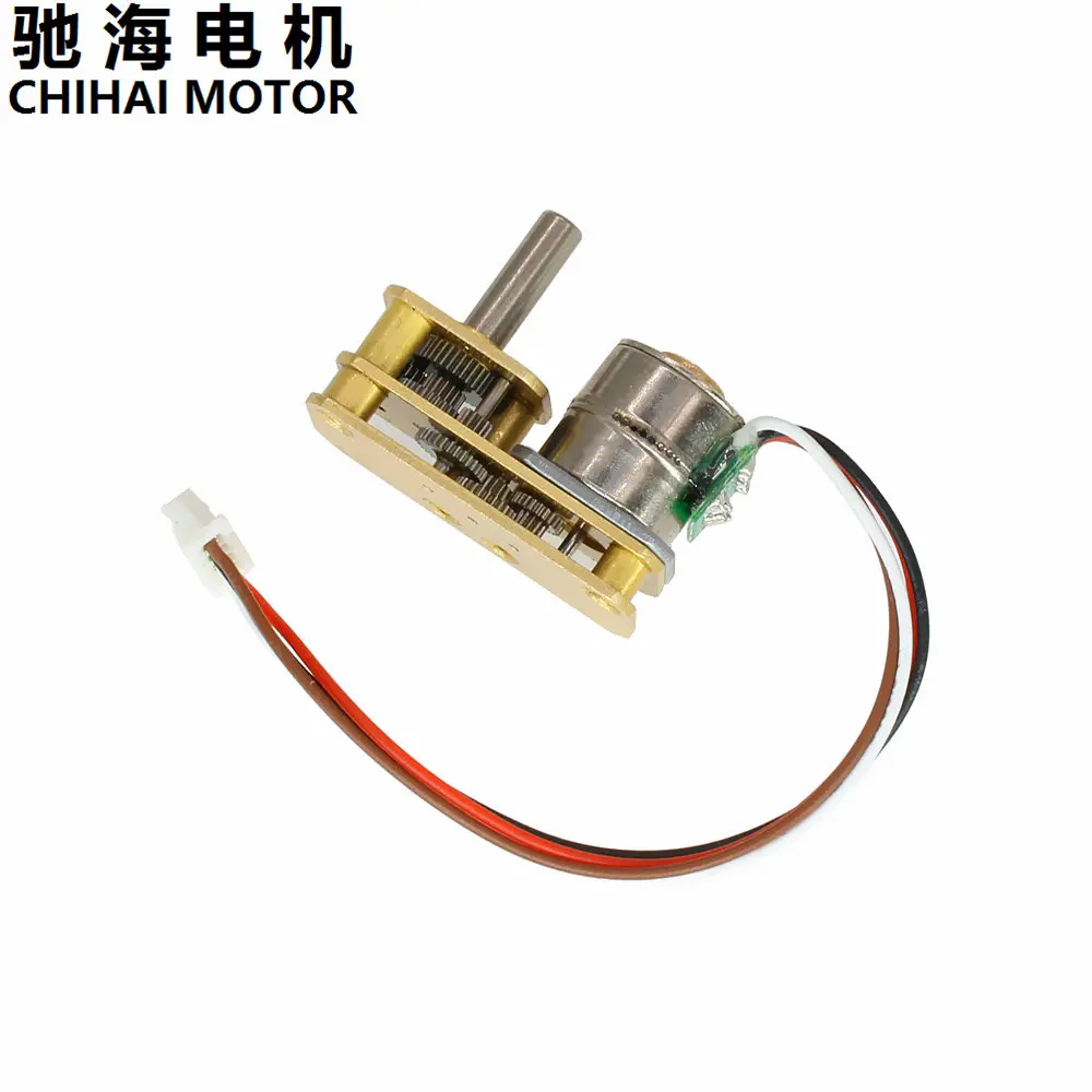 

ChiHai Motor CHS-GM1024-10BY 2 phase 4 wire Stepper Gear Motor 39 Ohm DC 5.0V DC12.0 Intelligent Pan Head Instrument Robot Motor