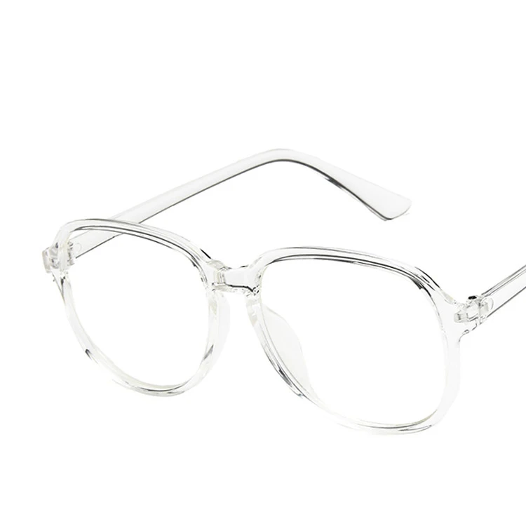 Zeontaat Yellow Frame Oversized Square Glasses Frames Women Trending Styles Fashion Computer Glasses - Цвет оправы: c3clear