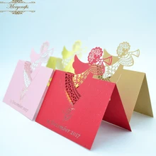 Пользовательские имя и дата место карты Лазерная резка на Первое Святое Причастие