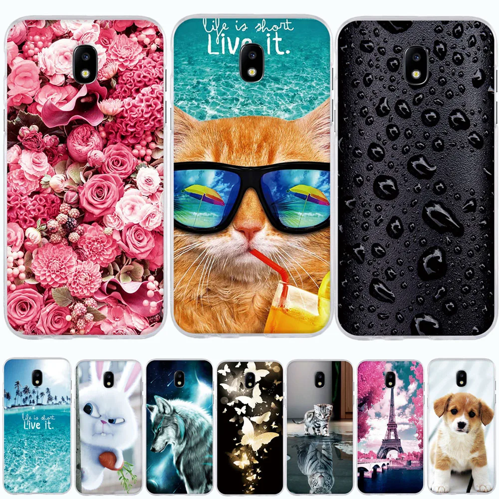 لسامسونج J5 2017 حالة سيليكون 3D غطاء من البولي يوريثان الحراري لسامسونج غالاكسي J5 2017 حالة غطاء لسامسونج j5 2017 J530F جراب هاتف كوكه