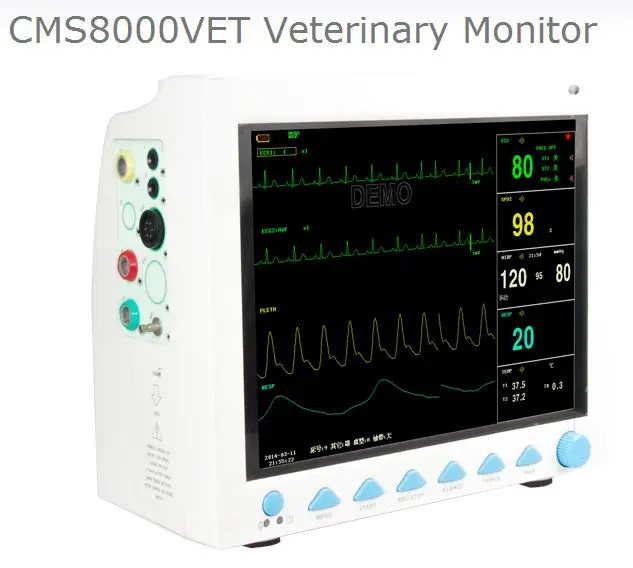 Veterinary Monitor CE&FDA CONTEC CMS8000VET Multi parameter Veterinary