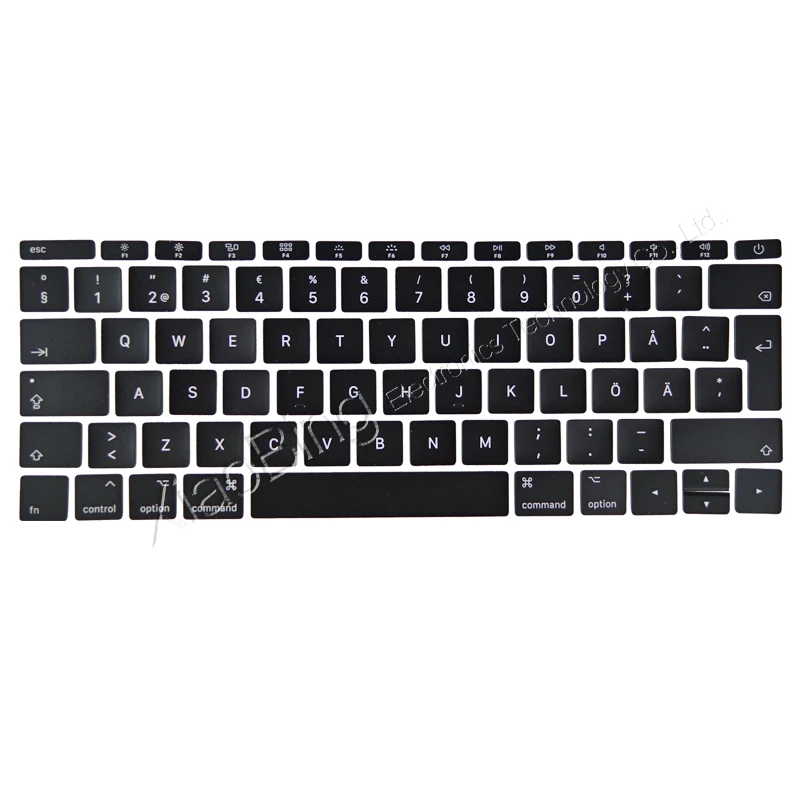 Клавиатура для Macbook Pro Retina 13 &quot15&quot A1706 A1707 A1708 SE шведская клавиатура с колпачками
