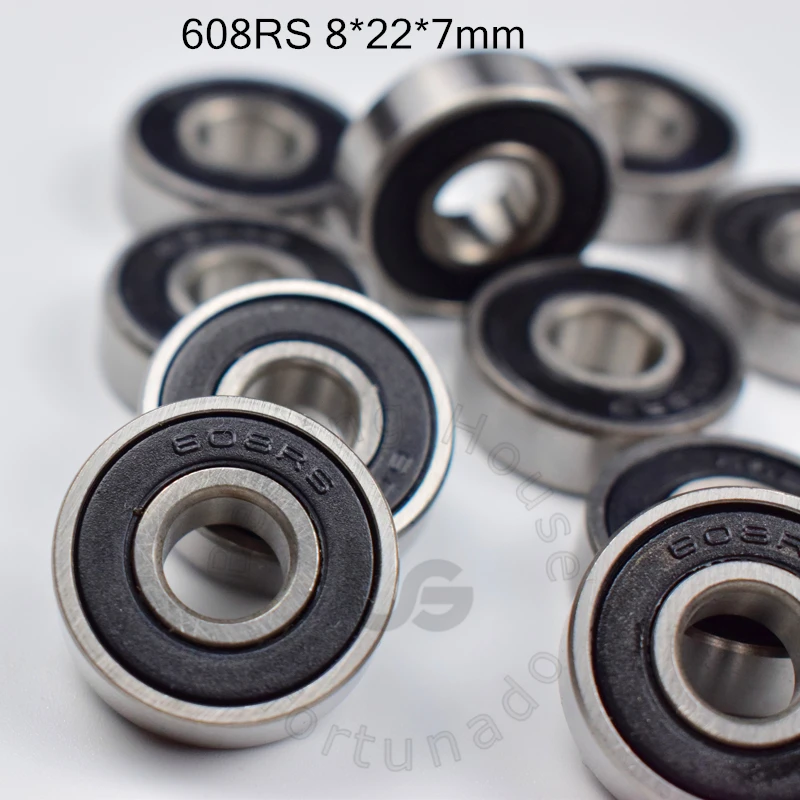 Подшипник 608 608RS 8*22*7 (мм) 10 шт. подшипник бесплатная доставка фотоподшипники с