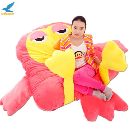 Fancytrader Giant Plush Soft Stuffed Owl Sofa Bed Beanba Sleeping Bed Mattress 2 Colors, Nice Gift FT90901 (8)