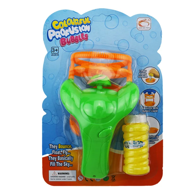 Child Electric Dolphin Bubble Gun Kids Outdoor Double Bubble Fan Toy Gift for Children Bubbles Machine for Soap Bubble Toys