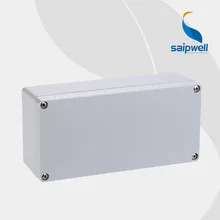 ГОРЯЧАЯ Алюминиевая распределительная коробка 250*120*82 водонепроницаемый ящик алюминиевый блок управления