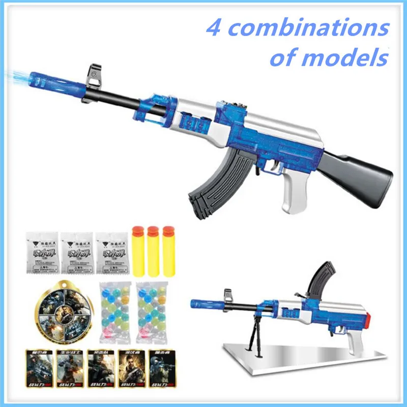 AK47 Elite Soft Bullet live CS plastic ABS font b Toy b font gun Sniper Rifle