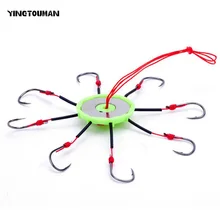 YINGTOUMAN 5 шт./лот Высокоуглеродистая сталь Прочный острый антиизносный антикоррозионный дешевый колючий рыболовный крючок для моря/реки/озера