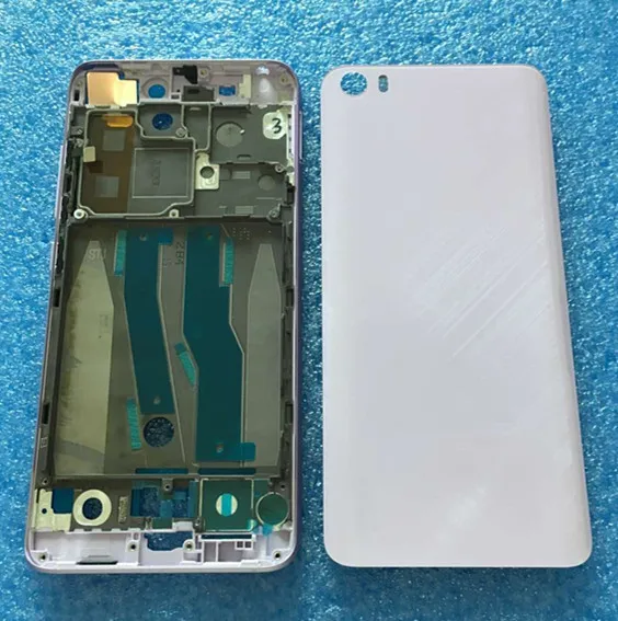 Axisinternational для 5,1" Xiaomi 5 MI5 Mi5 передняя рамка средняя рамка+ 3D стеклянная задняя крышка для батареи чехол+ блок питания для ремонта кнопок