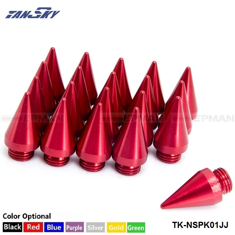 20 шт. алюминиевый Расширенный тюнер шипы для колес обода гайки jdm Racing TK NSPK01JJ|aluminum